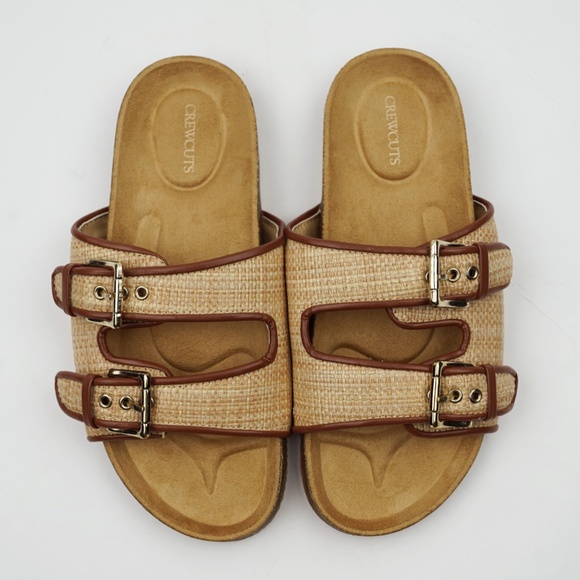 New CREWCUTS JCREW Girls Size 2 K2 Colbie wide-strap sandal Weathered Sand $65 - Picture 3 of 5